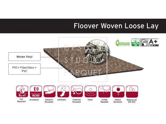 Виниловые покрытия Floover Flooring Woven Жизненность Floover Loose Lay